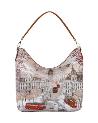  Ynot - Borsa a Spalla Hobo in Ecopelle con Manico Singolo con