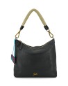 Gabs - Gold Yasemin Leather Shoulder Bag, Size M, with Rope Strap