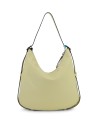 Gabs - Leather Shoulder Bag, Size M, Bull Black, Demet