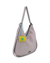 Gabs - Leather Shoulder Bag, Size M, Bull Black, Demet
