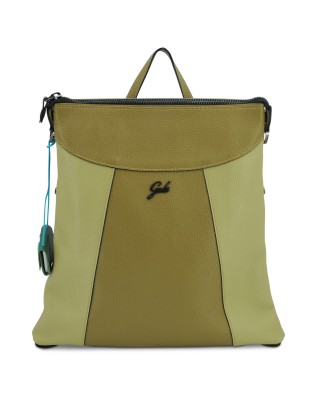  Gabs - Zaino donna trasformabile in pelle bicolor Tg. 
