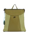Gabs - Verwandelbarer Damenrucksack aus zweifarbigem Leder, Größe M, Aria Black