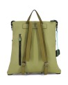 Gabs - Verwandelbarer Damenrucksack aus zweifarbigem Leder, Größe M, Aria Black