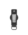Piquadro - Leather keychain for AirTag® and CONNEQU Blue Square