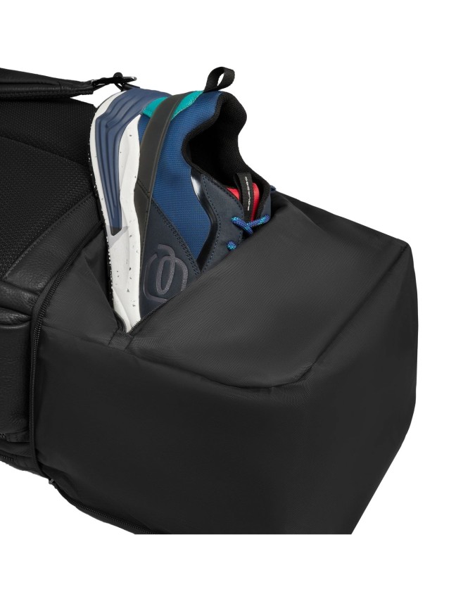  Piquadro - Zaino grande da viaggio in pelle porta pc 15.6'' 3