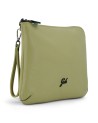 Gabs - G Padbull Black Leather Clutch with Shoulder Strap