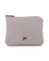 Gabs - G Padbull Black Leather Clutch with Shoulder Strap