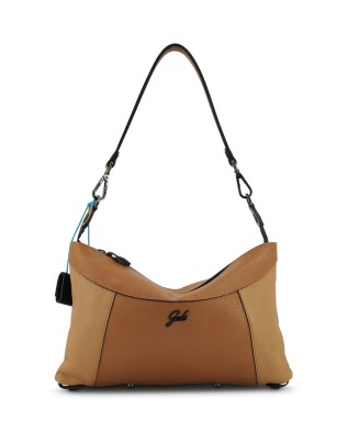 Gabs - Two-Tone Leather Shoulder Bag, Size M, Costanza...