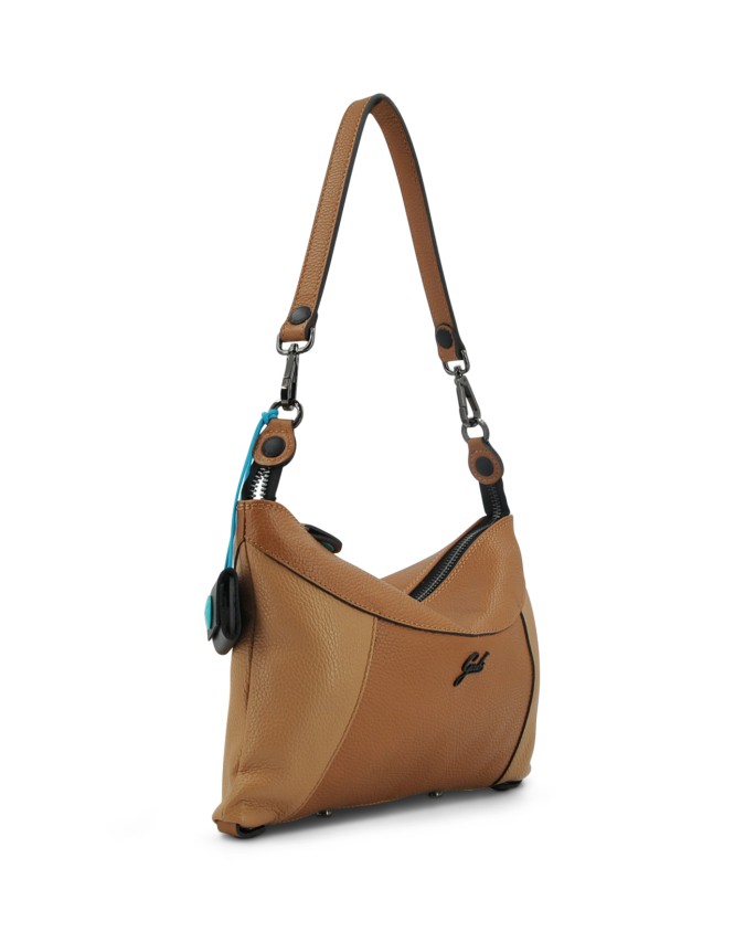 Gabs - Two-Tone Leather Shoulder Bag,...