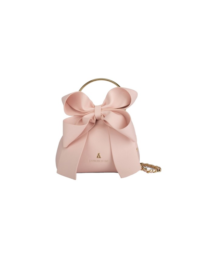 Atelier du Sac - Borsa a secchiello in simil pelle con manico rigido Dollie