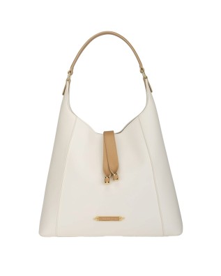  Atelier du Sac - Borsa a spalla hobo in pelle con logo Isolda