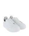 Ynot – Damen-Sneaker aus Leder mit Plateau und dekorativem Anhänger Nicole