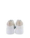 Ynot - Women's Leather Platform Sneakers with Nicole Decorative Charm