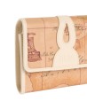 Alviero Martini Prima Classe - Portafoglio bifolder piccolo in tessuto soft  Soft Petals