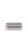 Alviero Martini Prima Classe – Zip-Around-Brieftasche aus gummiertem Stoff im Geo-Harmonia-Design