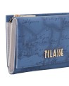 Alviero Martini Prima Classe - Medium bifold wallet in soft fabric with Geo Color print