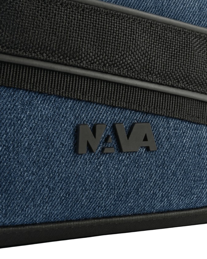 Nava - Slim Crossbody Bag with Two...
