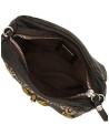 Campomaggi – Umhängetasche Camera Bag aus Leder mit Nieten und Lochmuster Kate