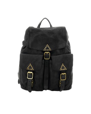 Campomaggi – Berenice Women's Leather Backpack with Studs...