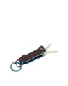 Piquadro - Blue Square Men's Leather Keychain
