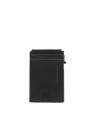Piquadro - Leather and metal credit card holder with a Blue Square mechanism and RFID protection