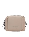 Piquadro - Circle Women's Leather and Fabric Crossbody Bag