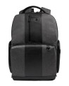 Piquadro - Iconic all-tech leather and fabric backpack: Bagmotic Brief 2
