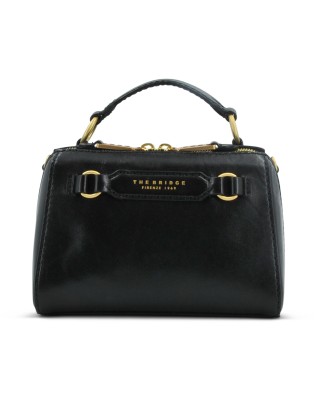 The Bridge - Laura: Small Leather Clutch with Removable...