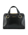 The Bridge - Laura, a medium-sized leather handbag with a removable shoulder strap