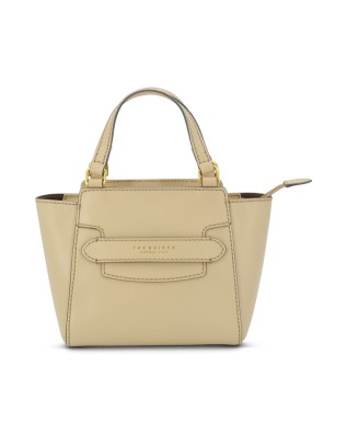 The Bridge - Lucrezia Leather Handbag with Double Handles...