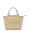 The Bridge - Lucrezia Leather Handbag with Double Handles and Shoulder Strap