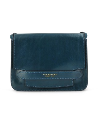  The Bridge - Borsa a tracolla in pelle con patta Lucrezia