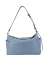 The Bridge - Letizia leather shoulder bag with side pockets