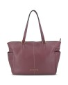 The Bridge - Letizia Leather Shopper Bag with Side Pockets