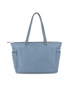 The Bridge - Letizia Leather Shopper Bag with Side Pockets