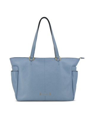 The Bridge - Borsa in pelle shopper con tasche laterali Letizia