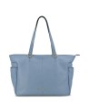 The Bridge - Letizia Leather Shopper Bag with Side Pockets