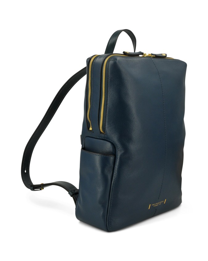 The Bridge - Damen-Lederrucksack Letizia mit Seitentaschen
