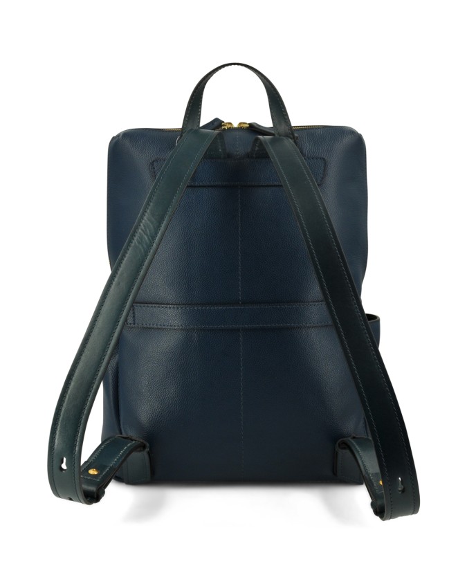 The Bridge - Letizia Women's Leather Backpack with Side Pockets