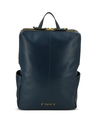  The Bridge - Zaino in pelle donna con tasche laterali Letizia 2