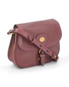 The Bridge - Isadora Leather Shoulder Bag with Flap