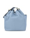 The Bridge - Letizia Leather Bucket Bag with Shoulder Strap