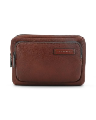 The Bridge - Pochette da polso in pelle con tasca esterna Ludovico