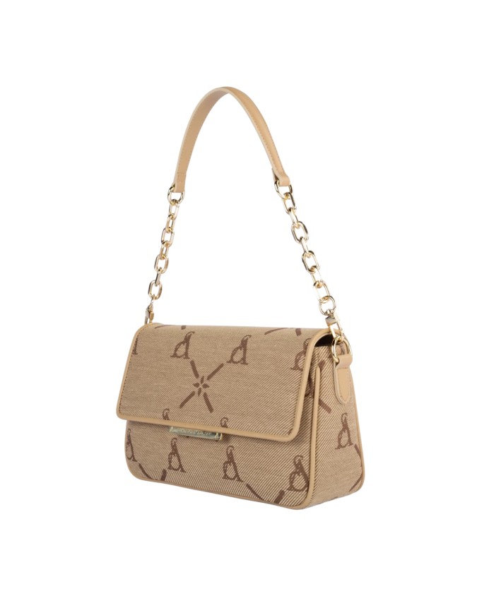 Atelier du Sac - Umhängetasche aus Jacquard-Stoff mit Klappe