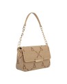 Atelier du Sac - Umhängetasche aus Jacquard-Stoff mit Klappe