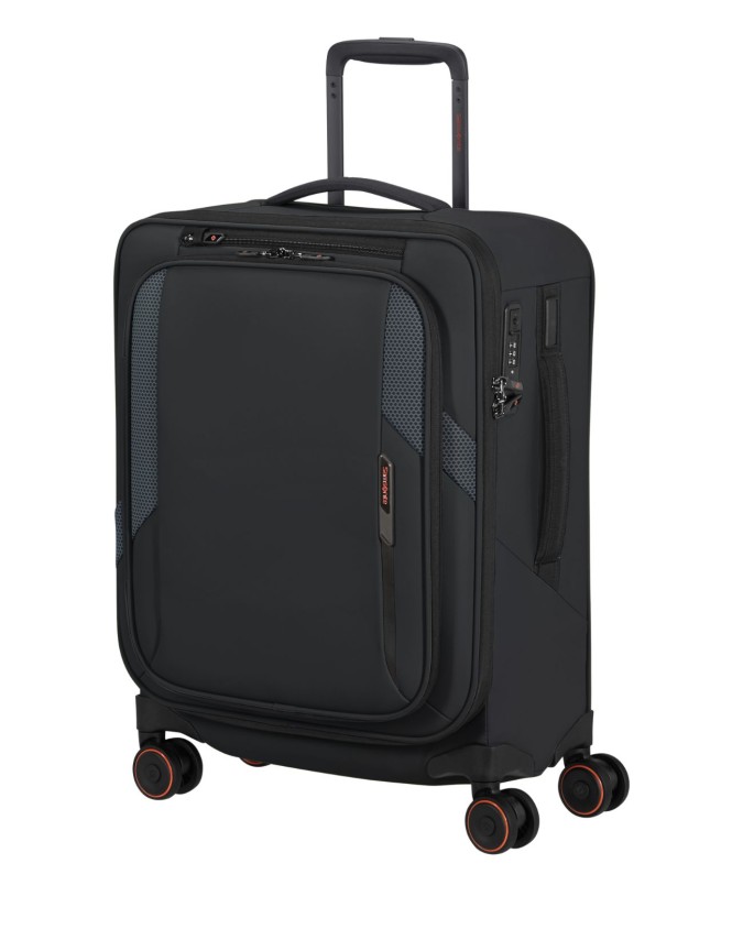 Samsonite - Trolley cabina 55 cm espandibile in poliestere 4 Ruote Glazed
