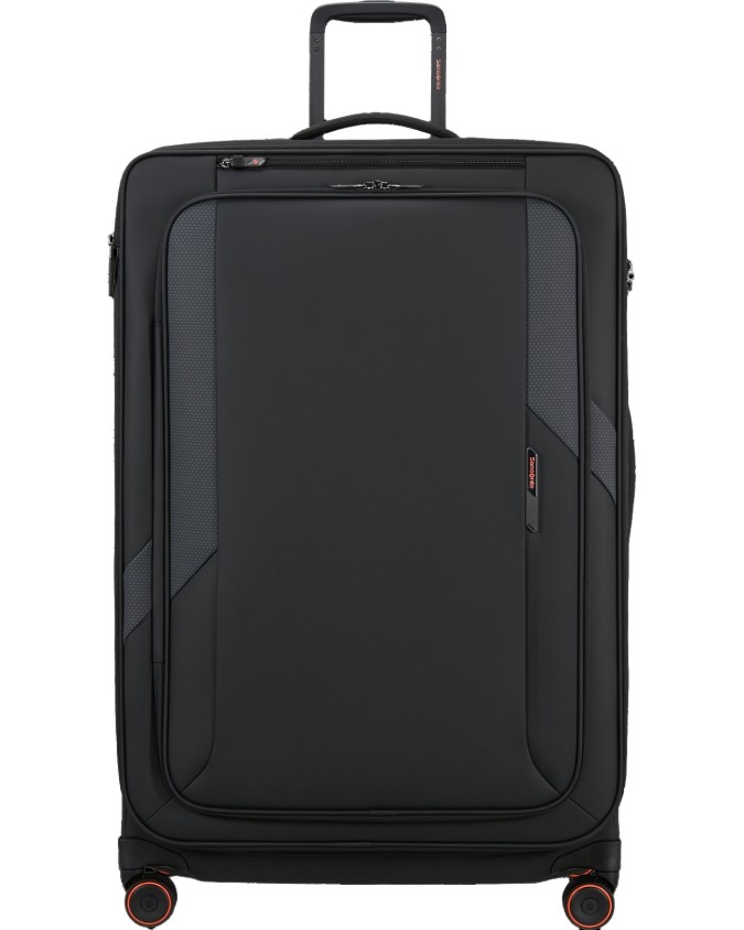 Samsonite - Trolley XL 84 cm espandibile in poliestere 4 Ruote Glazed