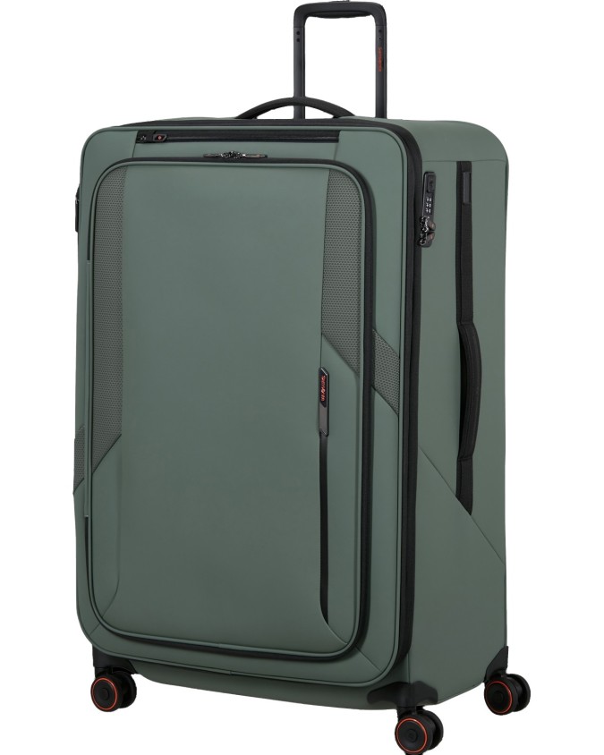 Samsonite - Trolley XL 84 cm espandibile in poliestere 4 Ruote Glazed