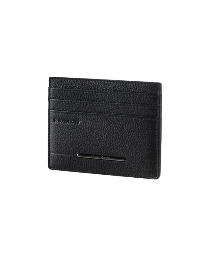 Samsonite - Porta carte di credito in pelle con protezione RFID Eluxe