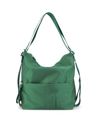  Mandarina Duck - Borsa a spalla con tasca frontale in Mitrix